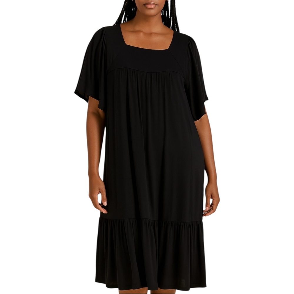 GUDRUN SJODEN Organic Cotton Jersey Tunic Midi‎ Dress. Size XL